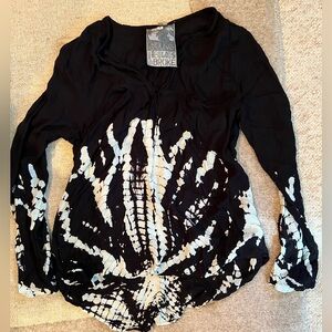 Young Fabulous and Broke Tie dye rayon top Size Small